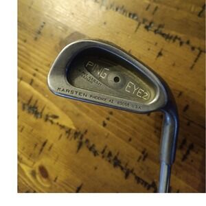 Ping Eye 2 Black Dot 6 Iron Karsten Phoenix USA RH Steel Shaft Golf Club Vintage